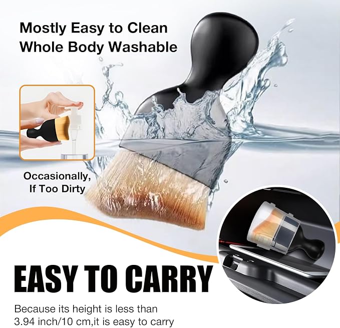 Microfiber Car Detailing Brush – Dual Use - Image 4