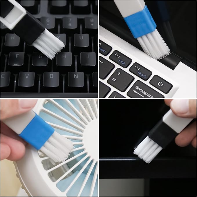 Window Track & Gap Cleaning Brush Set, 5 Pack Crevice and Groove Cleaner - Image 6