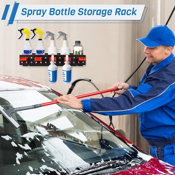 2 Sets Wall-Mounted Spray Bottle Storage Rack, Universal Holder - Image 6
