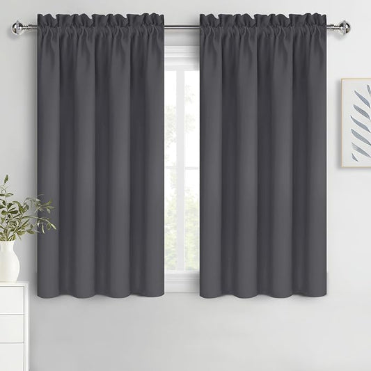 DWCN Kitchen Blackout Short Curtains by DWCN