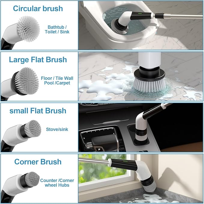 Replaceable Brush Heads Set, Spin Brush Heads Replacement - Image 5