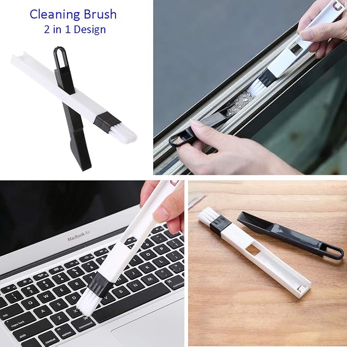 Magic Window Cleaning Brush, Window Groove Cleaning Brush Set，Hand-held Groove - Image 4