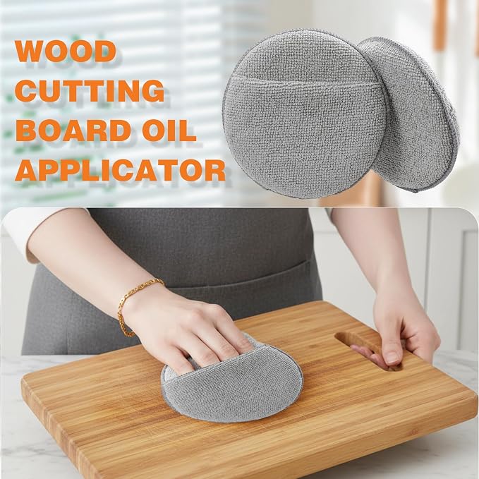 6Pcs Microfiber Applicator Pads - Image 4