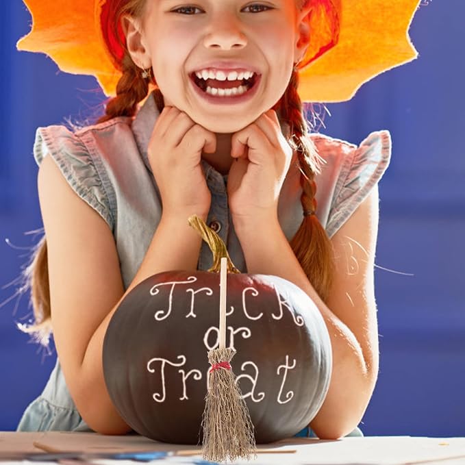 ULTNICE Mini Broom Hanging Witches Prop Broom - Image 9