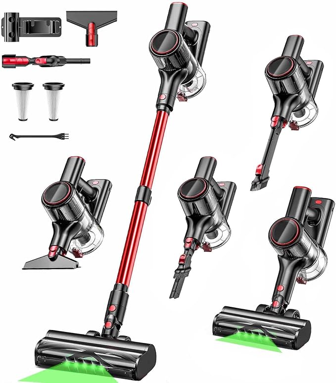 Cordless Vacuum Cleaner, 40KPA 8-in-1 Vacuum Cleaners by Unknown