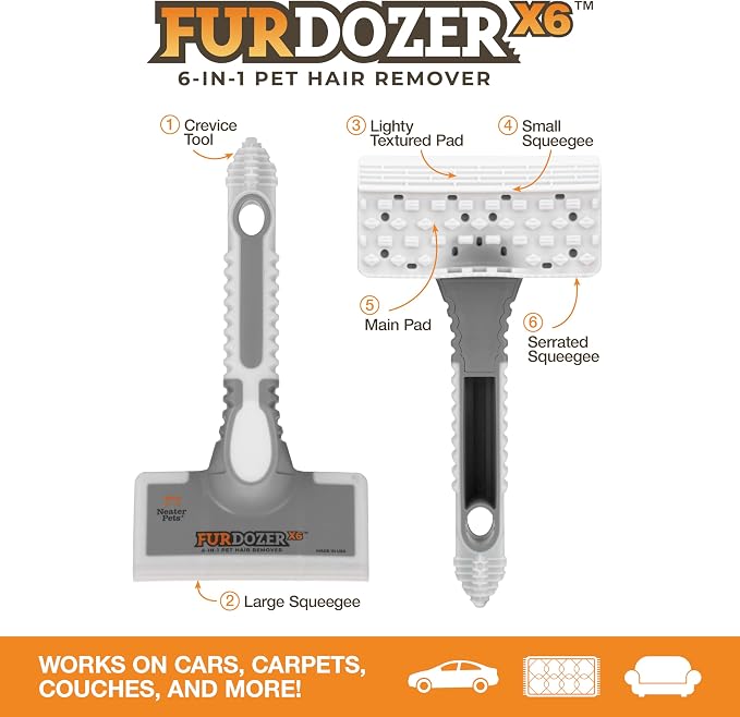 FurDozer Pet Hair Remover & Auto Detailing Tools - Image 2