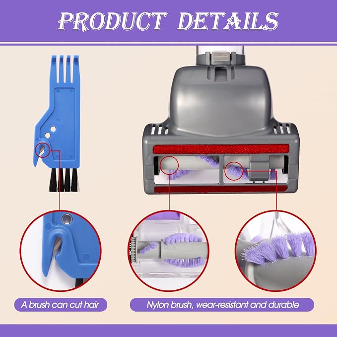 Upgraded Pet Hair Power Brush Tool Attachment - Image 4