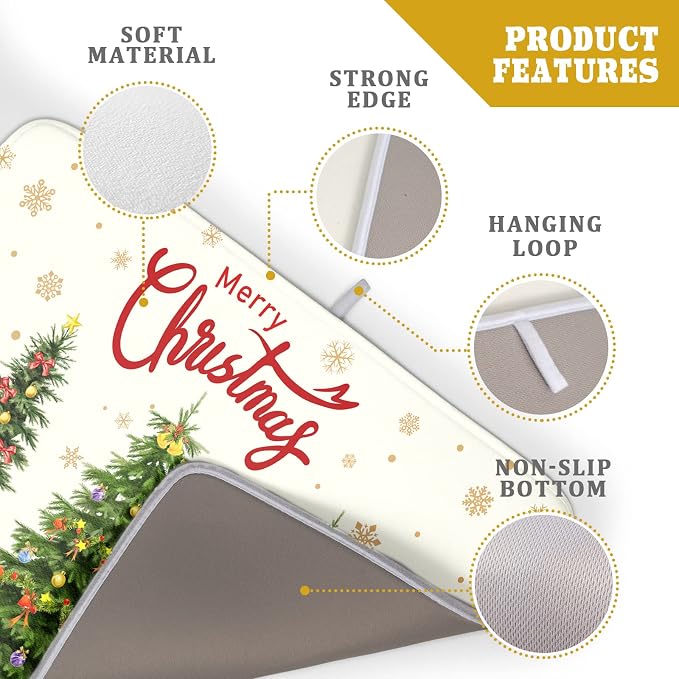 Merry Christmas Dish Drying Mats - Image 4