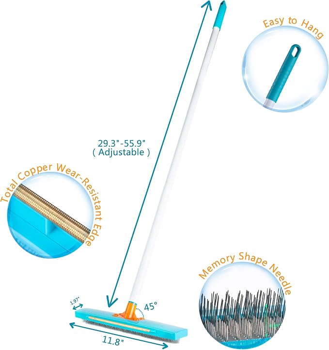 Carpet Rake-Carpet Hair Removal Tool-Carpet Rake to Fluff Carpet-Carpet Scraper - Image 4