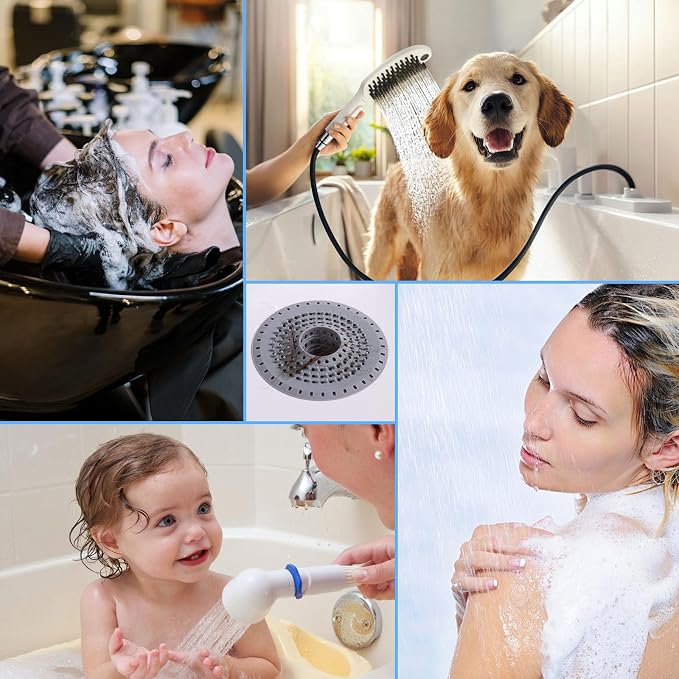 Bathtub Drain Hair Catcher, Silicone Tub Hair Catcher Drain Protector Strainer - Image 7