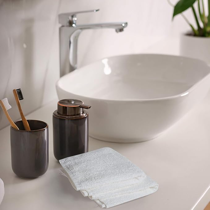 Softolle 100% Cotton Washcloths 24 Pack Soft, Highly Absorbent Washcloth - Image 7