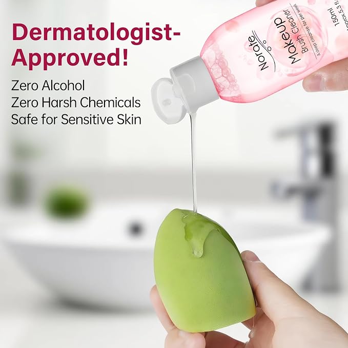 Norate Makeup Brush Cleaner, Make Up Brush Cleansers Solution, Makeup Cleaner - Image 2
