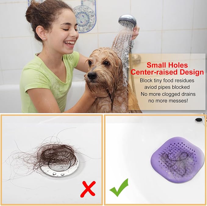Hair Drain Catcher, Square Drain Cover - Image 3