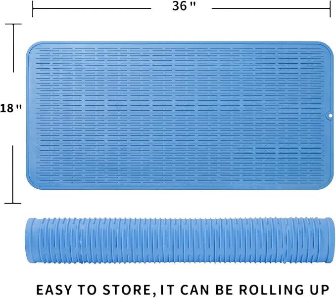 Silicone Dish Drying Mat for Multiple Usage, Easy clean, Eco-friendly, - Image 2