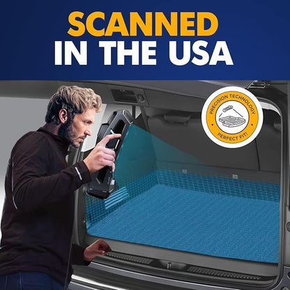 Premium Cargo Liner for Gmc Yukon XL Chevrolet Suburban 2015-2020 - Behind 3rd Row - Custom Fit Car Trunk Mat - All-Season Cargo Mat - 3D Shaped Laser Measured Trunk Liners for Cadillac Escalade ESV