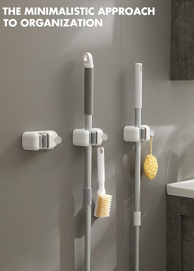BEZOX Mop Holder with Hook - Image 3