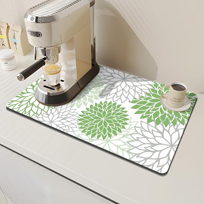 Findosom 2PCS 16" x 24" Dish Drying Mat & 24" x 5.5" Sink Splash Guard - Image 5