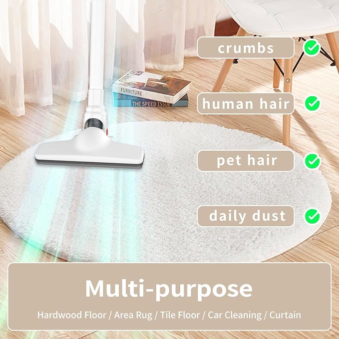 Cordless Vacuum Cleaner, Handheld Stick Small Lightweight Vacuum - Image 3