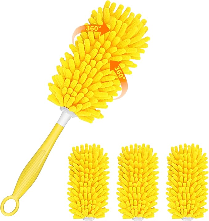 SetSail Dusters for Cleaning 4pcs Small Microfiber Duster Refills by SetSail