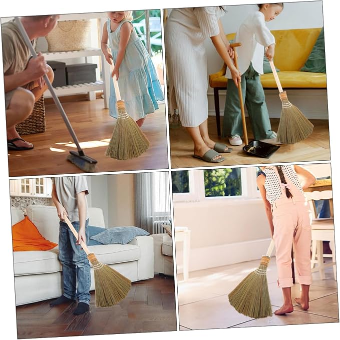0.25kg Traditional Asian Corn Broom Soft Bristles - Image 8