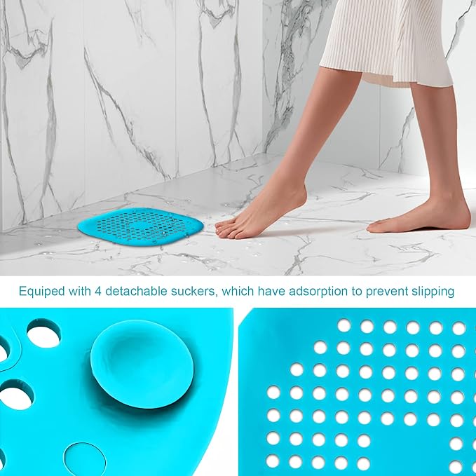 4 Pcs Shower Drain Hair Catcher Bathtub Stopper Home Drain Protectors Drain - Image 5