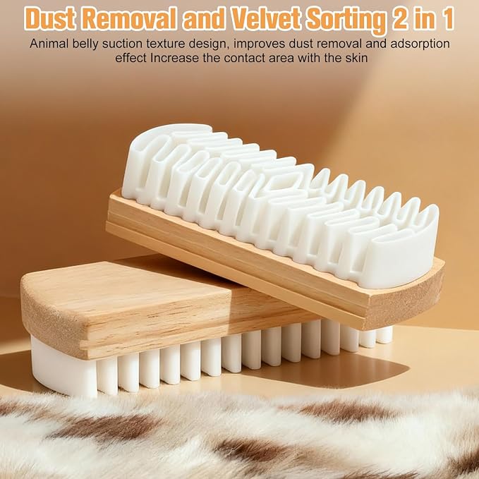 Suede Shoe Brush and Eraser, Rubber Shoe Brush, Shoe Brushs Eraser, Soft Suede - Image 4