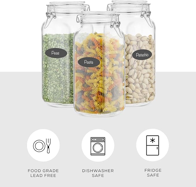 JoyJolt Airtight Glass Jars - Image 3
