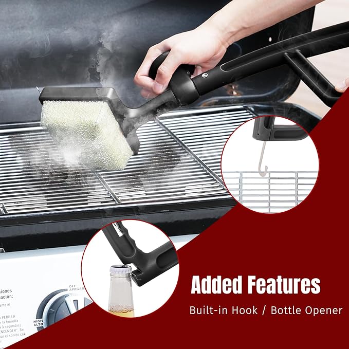 Grill Brush Bristle Free with Aramid Fiber - Image 9