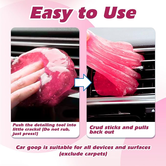 x xotic tech Car Cleaning Gel for Car Detailing Putty Interior Cleaner Slime - Image 4