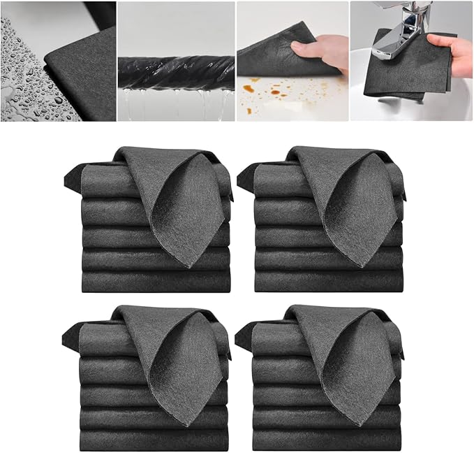 2023 New Thickened Magic Cleaning Cloth, Reusable Thicken Magic Fiber by Duirubeo