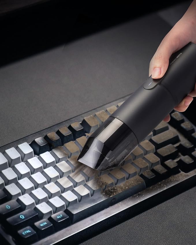 HOTO Handheld Vacuum Cleaner Cordless, Desk Vacuum Cleaner Compressed Electric - Image 2