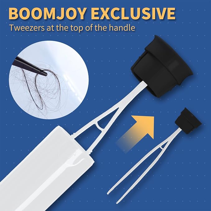 BOOMJOY Toilet Brush and Holder Set 2 Pack, Silicone Toilet Bowl Cleaner Brush - Image 3