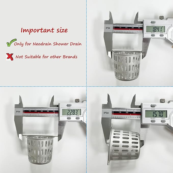 Neodrain Shower Drain Hair Catcher Hair and Debris Strainer only - Image 7