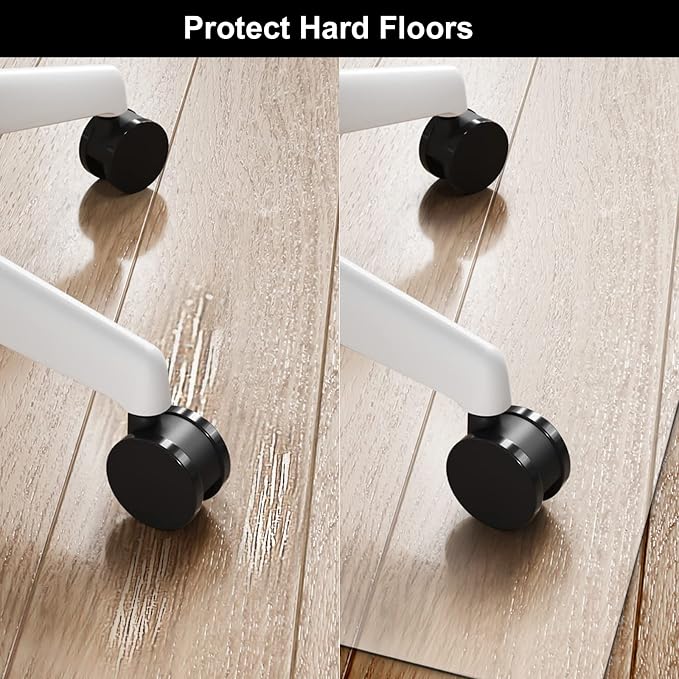 Kuyal Office Chair Mat for Hardwood Floor, Easy Glide, Floor-Protector - Image 3