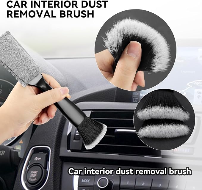 2 PCS Double Head Brush, 2-in-1 Double Head Car Duster Brush - Image 4