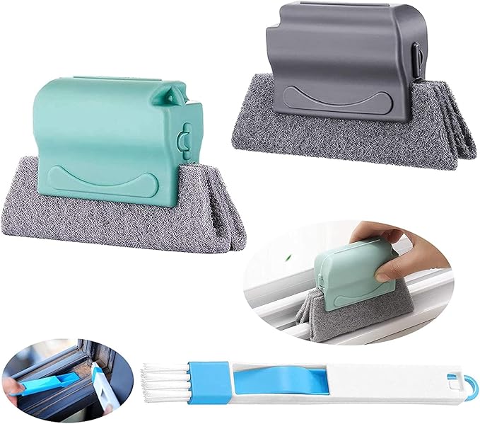 Window Groove Cleaning Brushes Tools, Magic Window Sill Cleaning Tool - Image 2