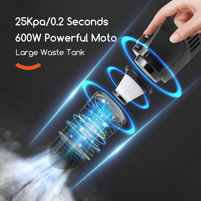 Lightweight Vacuum Cleaners for Home, Unique Vacuum and Mop Combo - Image 4