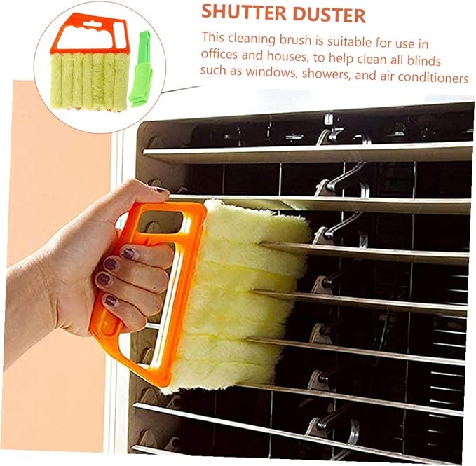 CLISPEED 2pcs Handheld Blinds Cleaning Brush Window Shutter Cleaner Brush - Image 4