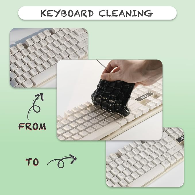 Cleaning Gel for Car Cleaner Cleaning Kit Automotive Air Vent Dust Cleaning - Image 7