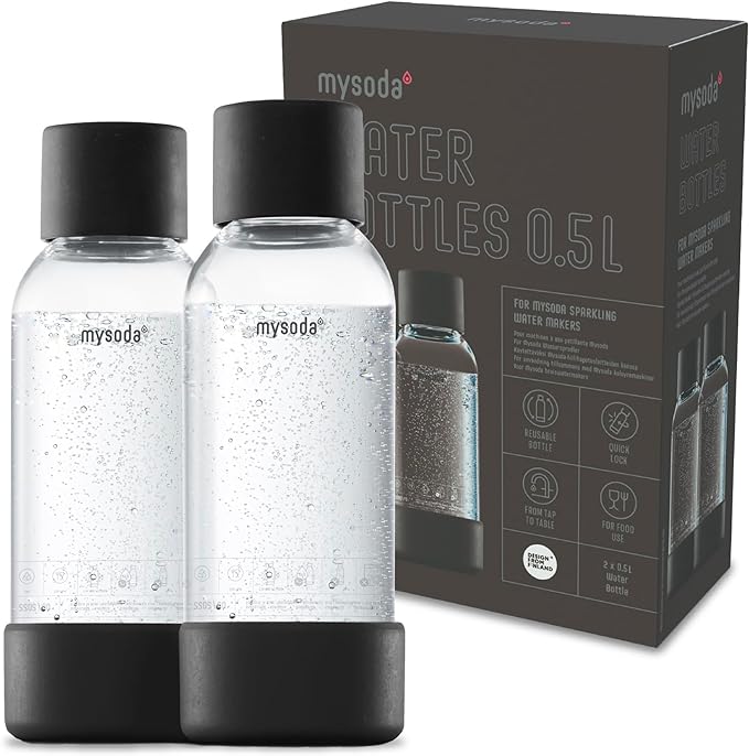 Mysoda Carbonating Bottles 2Pck 0.5L by Mysoda