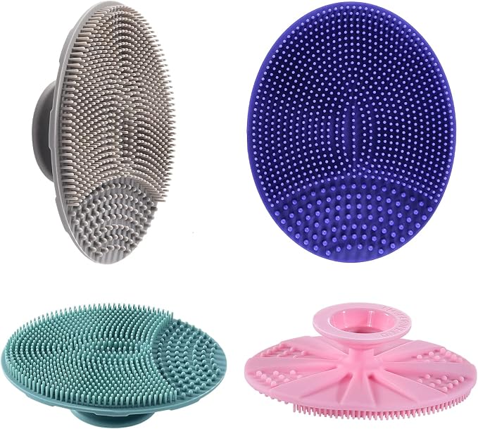 INNERNEED Silicone Face Cleansing Scrubber, Exfoliating Scrub Manual Handheld by INNERNEED