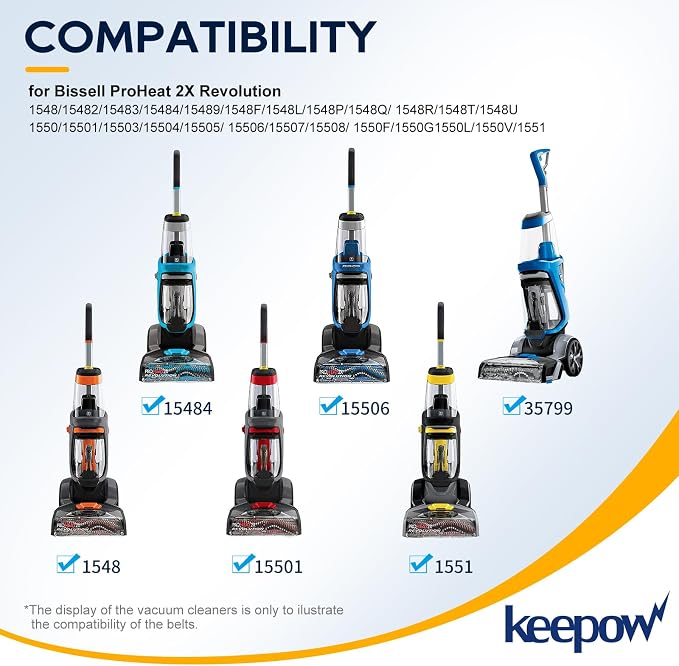 KEEPOW 4 Pack Carpet Cleaning Tools Nozzle Clean Out Tool Compatible - Image 2
