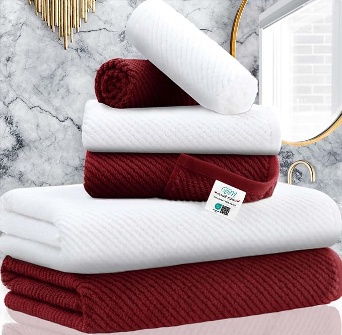 VOOVA & MOVAS Towels Bathroom Set by VOOVAMOVAS