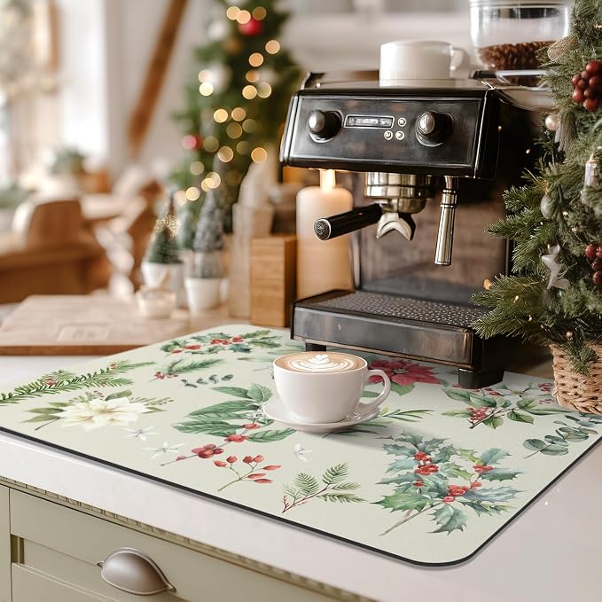 LOKHOM Christmas Dish Drying Mat - Image 8