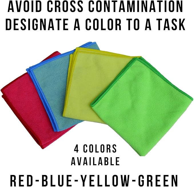 TASKI Diversey D7524116 MyMicro Commercial Microfiber Cleaning Cloth, Reusable - Image 5