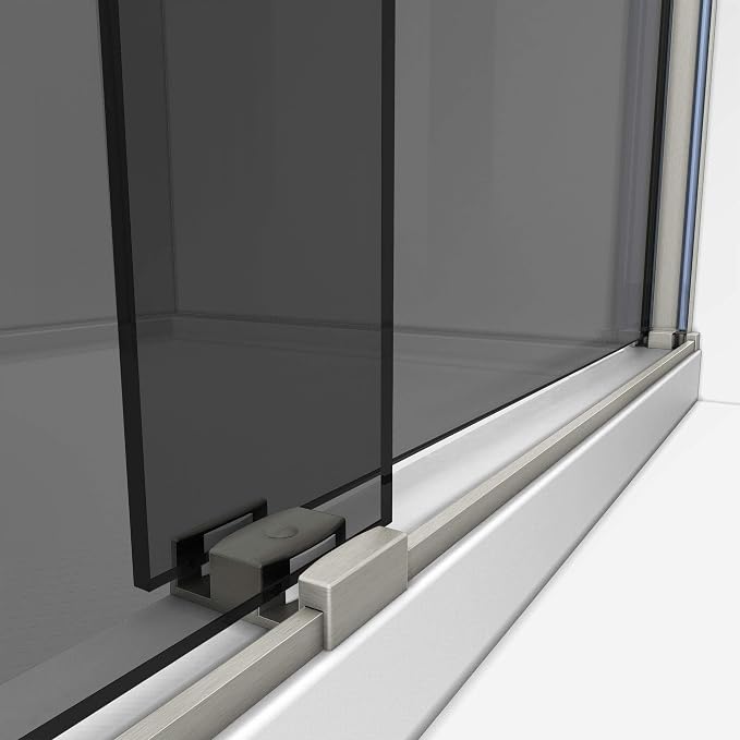 DreamLine Sapphire 56-60 inch W x 60 inch H Semi-Frameless Bypass Tub Door in - Image 5