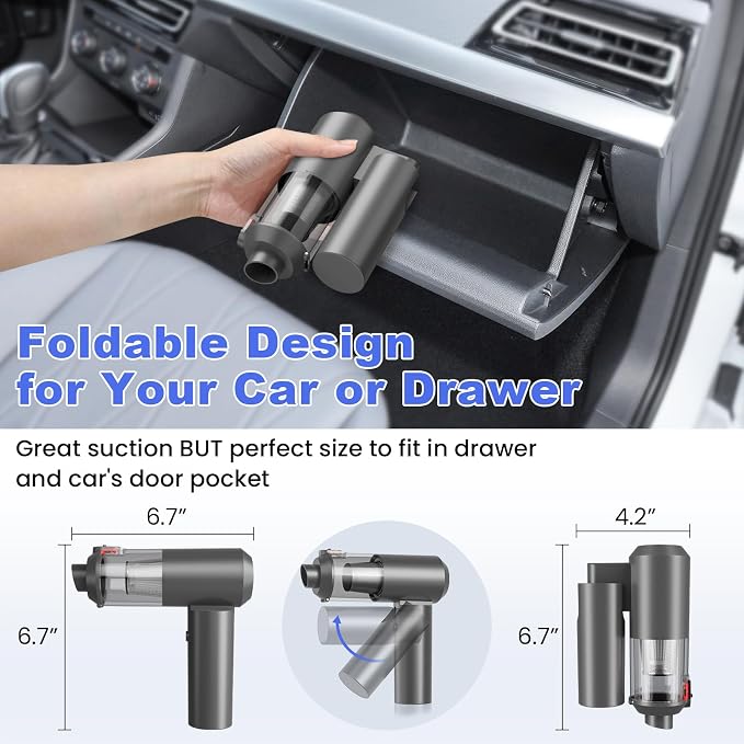 Car Vacuum Portable Cordless - Image 3