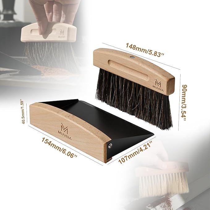 Coffee Dust Pan and Brush Set - Image 6