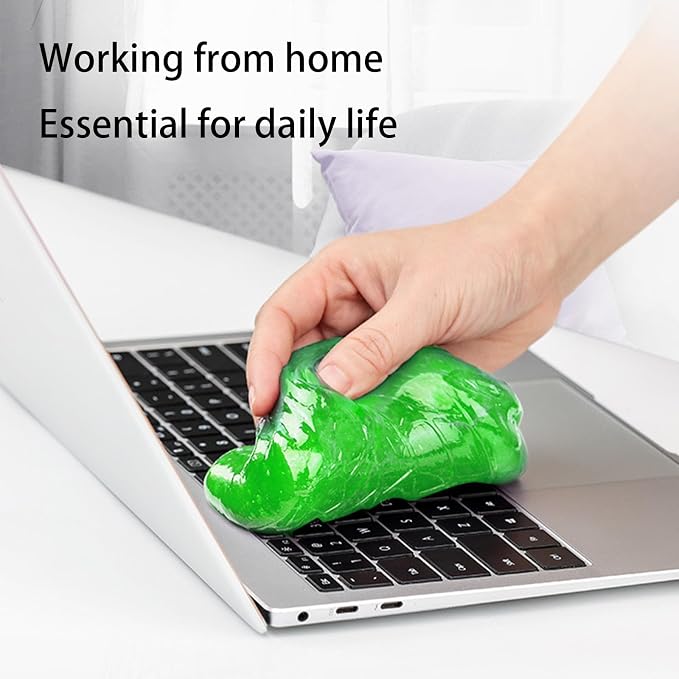 Car Cleaning Gel, 2 Pack Green Car Cleaning Putty, Reusable Car Interior Air - Image 4