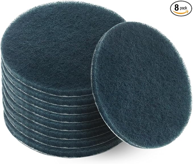 Auniwaig 1200-Grits 7 Inch Scrubber Scouring Pads Flocking Scuff by Auniwaig
